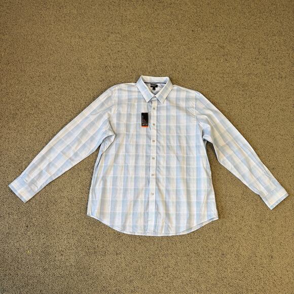 Apt 9 Stretch Slim Fit Button UP Shirt US Men's XL - Picture 2 of 8